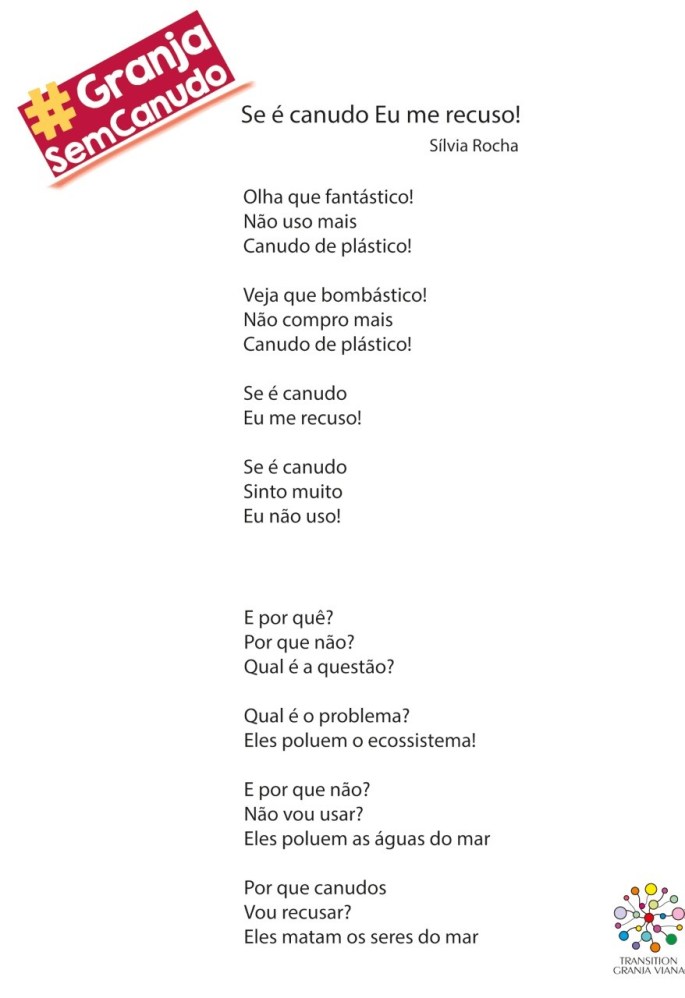 poesia se é canudo eu me recuso!